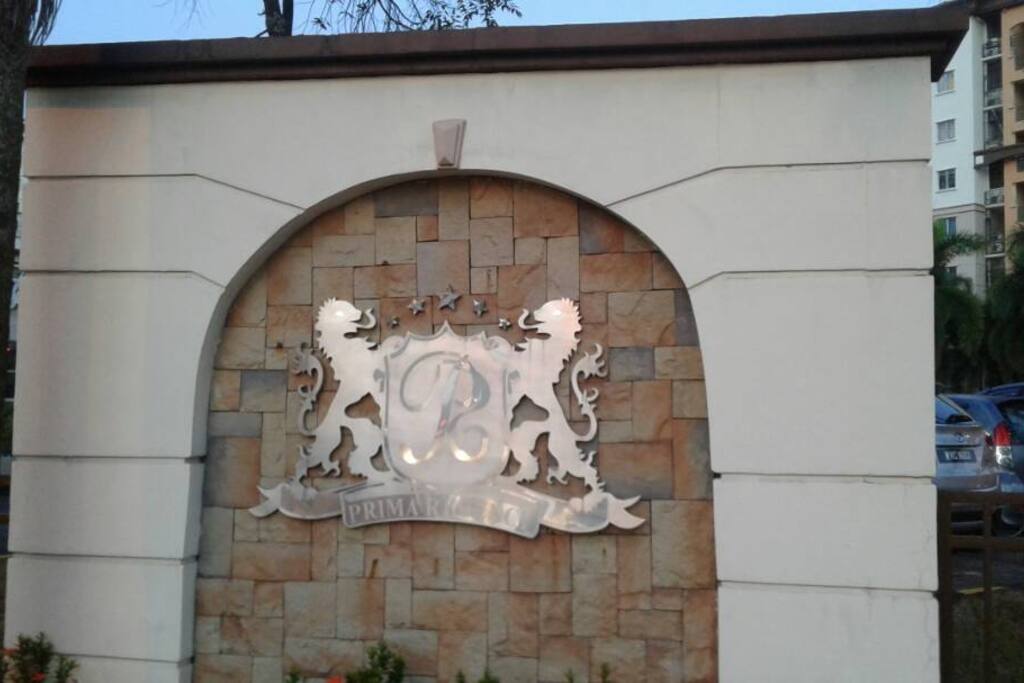 Prima Regency Front Entrance