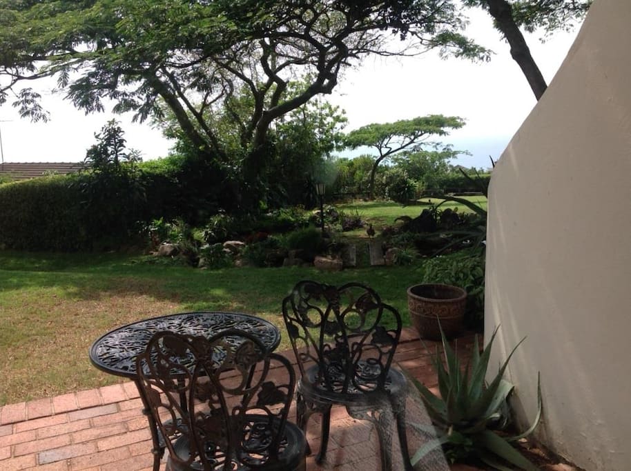 View from master bedroom patio