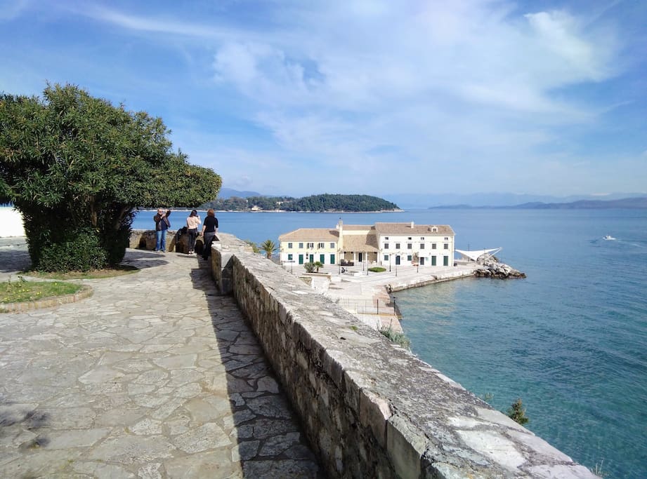 Corfu town view