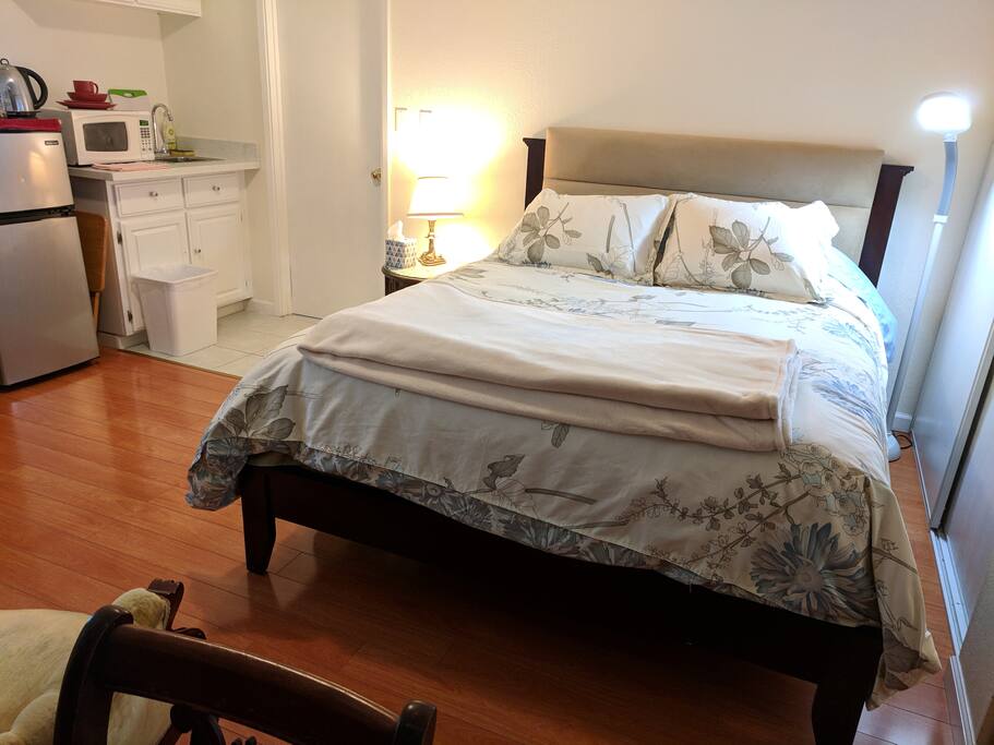 Comfy queen bed