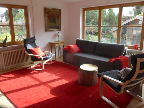Large bright apartment in Durach with terrace