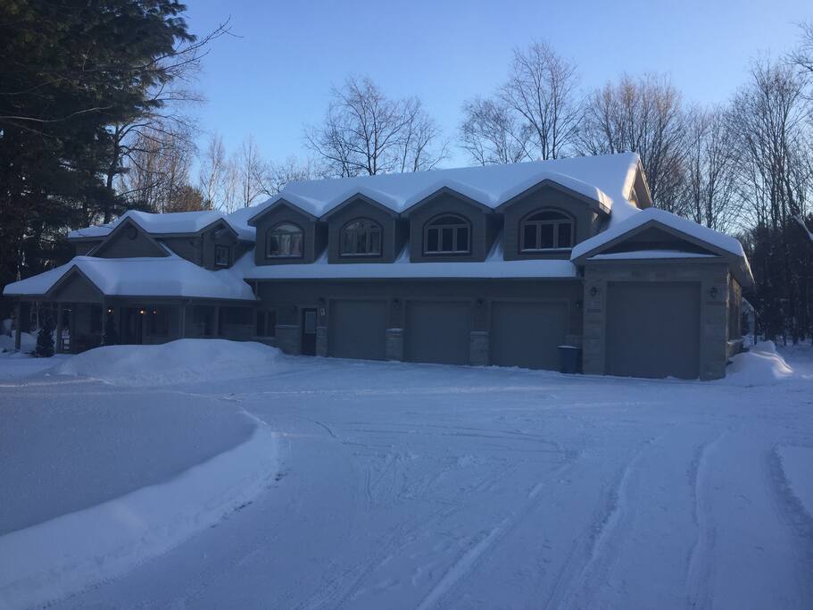 Park or play hockey in the garage