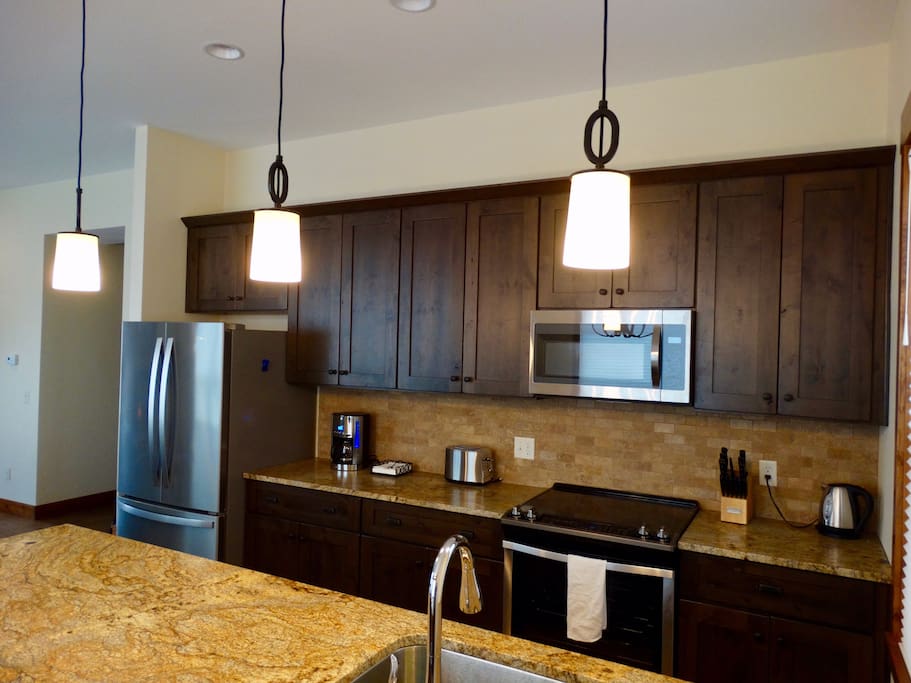 Kitchen with Granite Tops