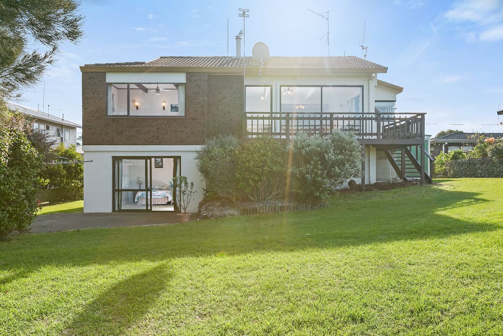 View of house from golf course