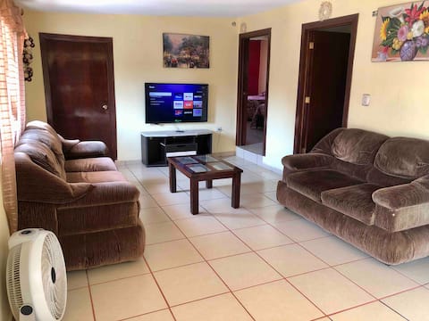 Casa San Jose is half a block from the main square.