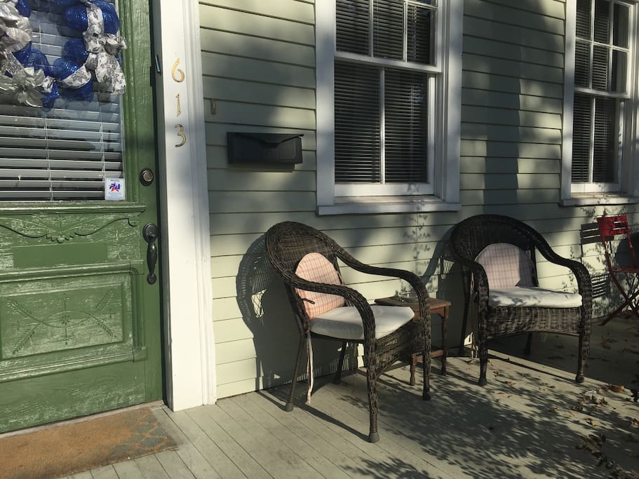 A cozy porch