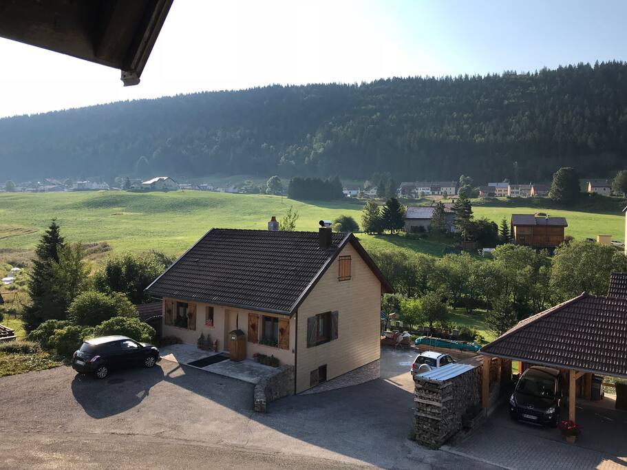 Vue estivale n°1 depuis le studio