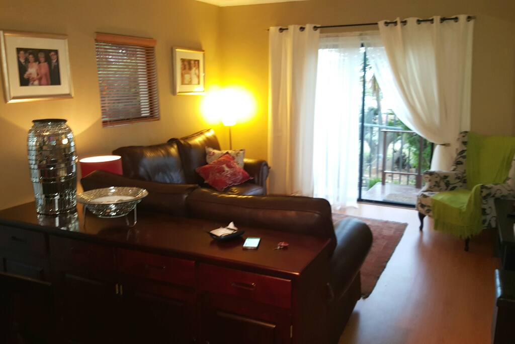 Open-plan living room.