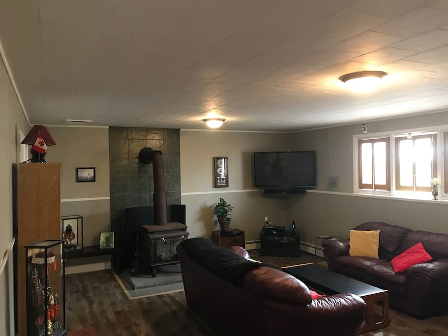 Living Area with Cable TV