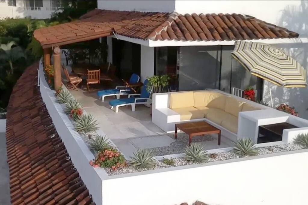 Terrace from a drone
