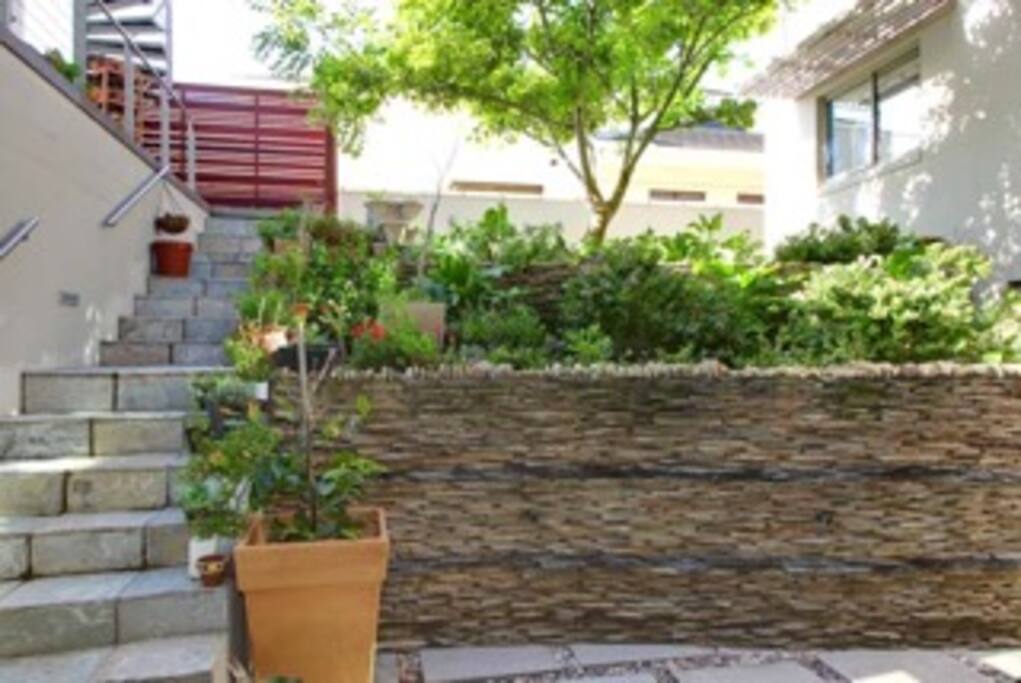 Protected courtyard