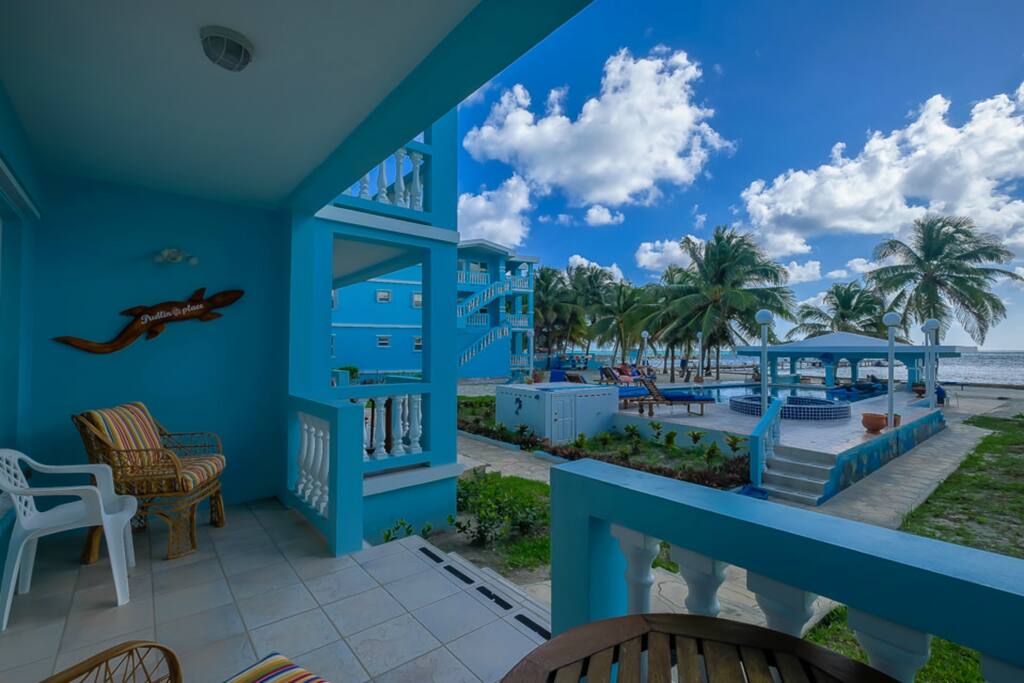 Your patio view looking left