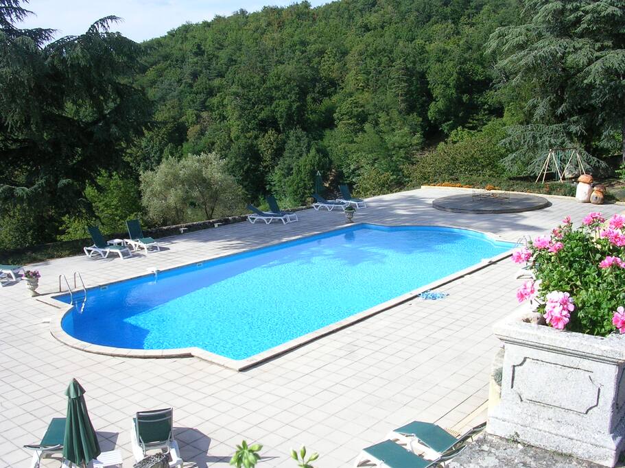 chateau d'urbilhac piscine panoramique