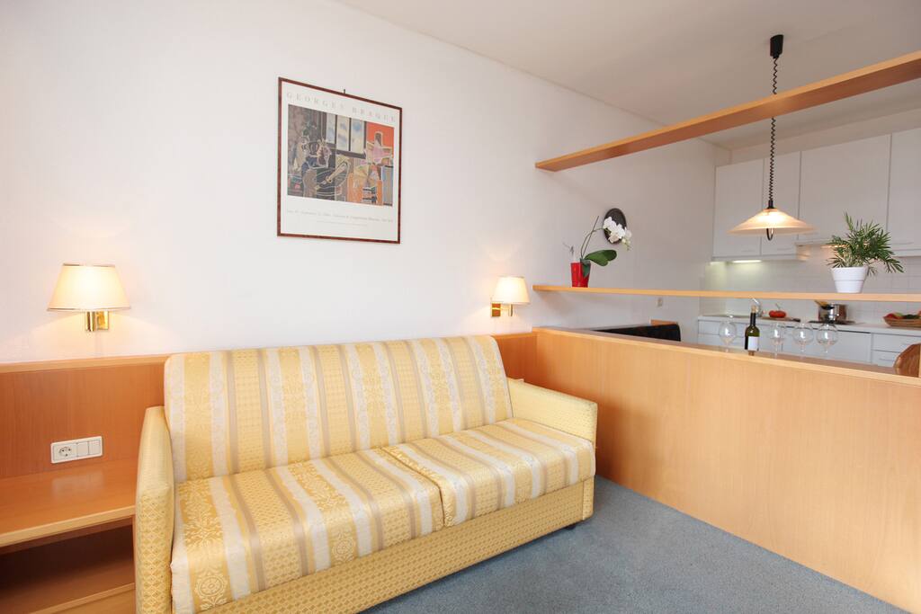 Wohnraum mit TV