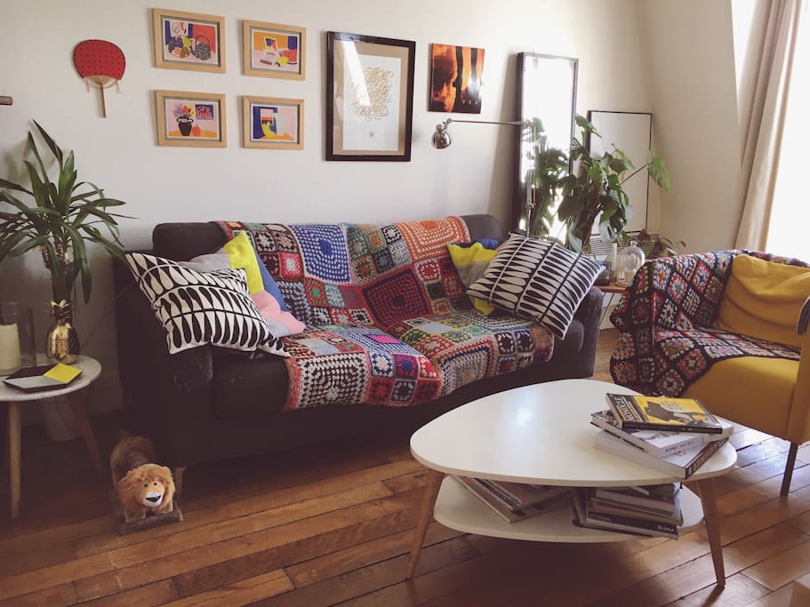 Comfy couch and arm chair