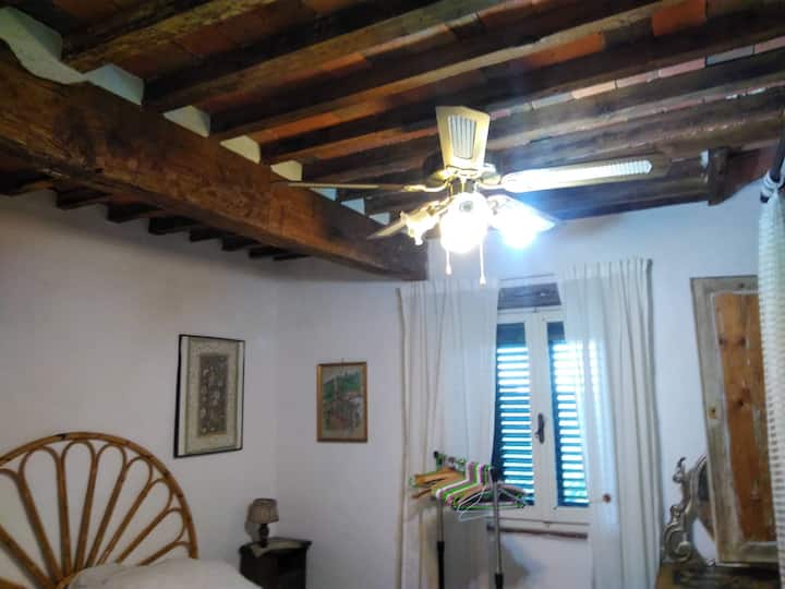 All bedrooms have moscito nets and ceiling fans