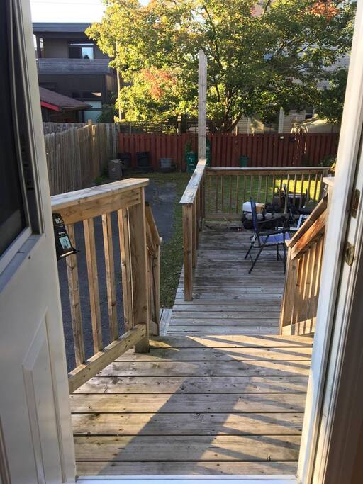Private secure entrance!