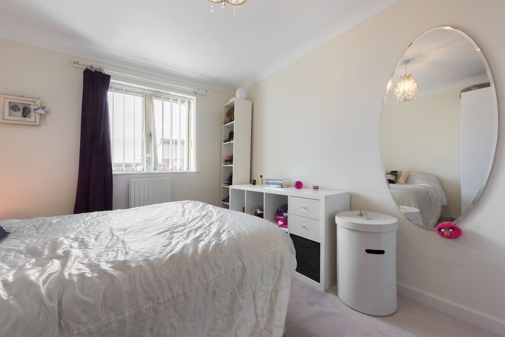 Bedroom one with a VERY comfy double bed