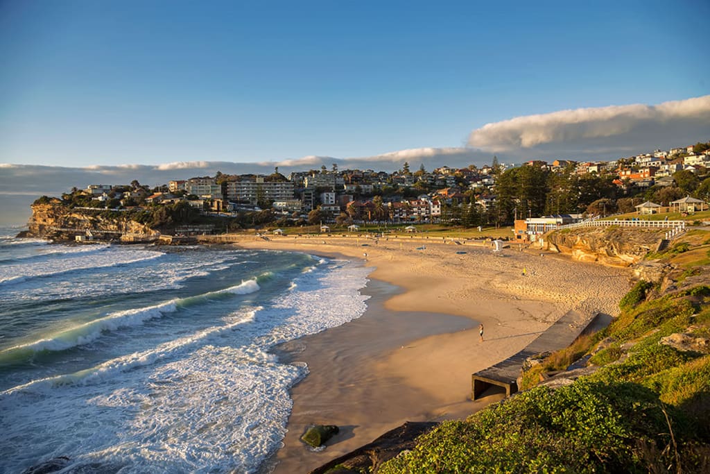 Bronte Beach is just a few steps outside the door