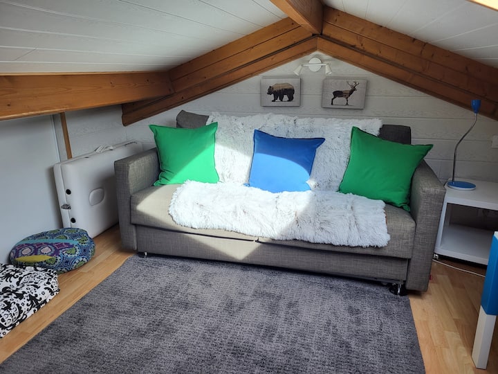 Mezzanine attic, Sofa bed