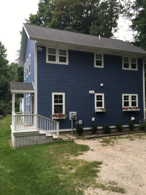 Side view of home.