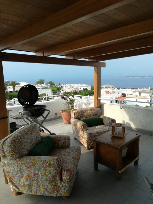salottino in terrazza