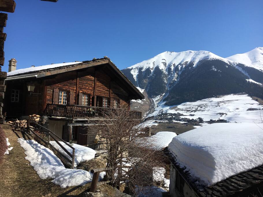 Grand et vieux chalet authentique de charme - Liddes의 샬레에서 살아보기, Valais, 스위스