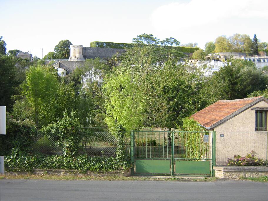 vue de la fenêtre de la chambre