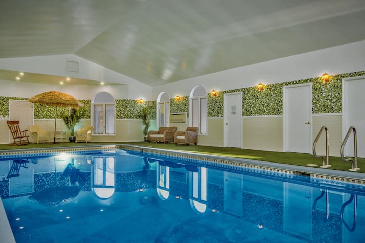private indoor heated pool