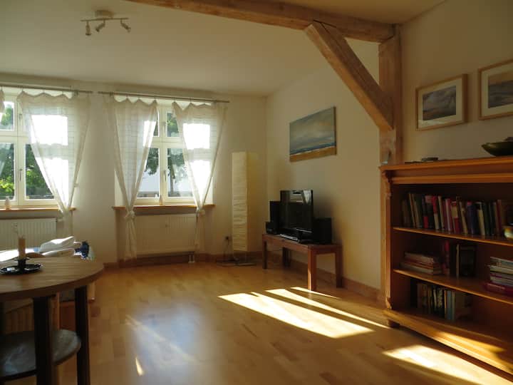 Otvorený obytný a spací priestor