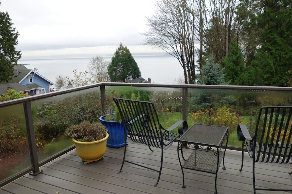 Puget Sound, with beach access two minutes away