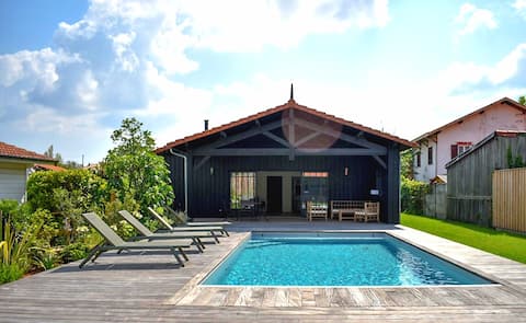 Beautiful typical Bassin house 200 m from the beach