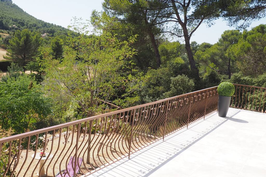 Grande terrasse de 60m²
