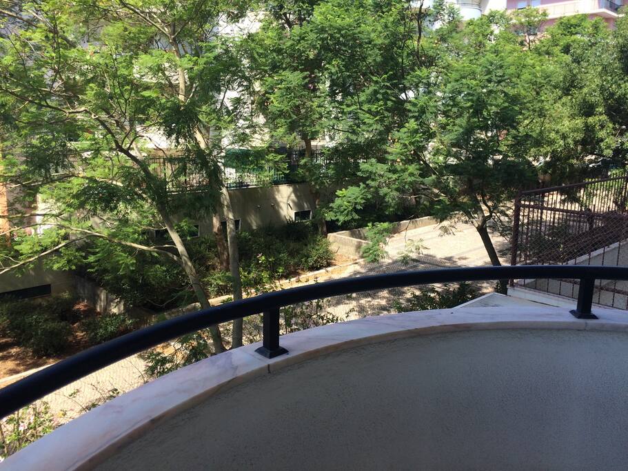 Back balcony for the most quiet and relaxing garden.
