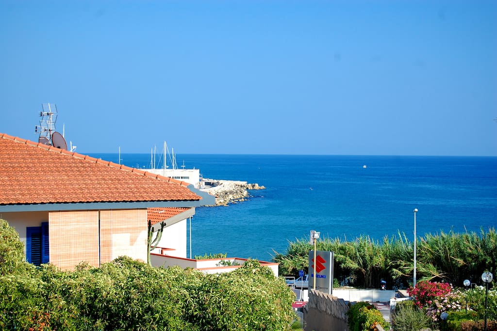 Sea view from the balcony