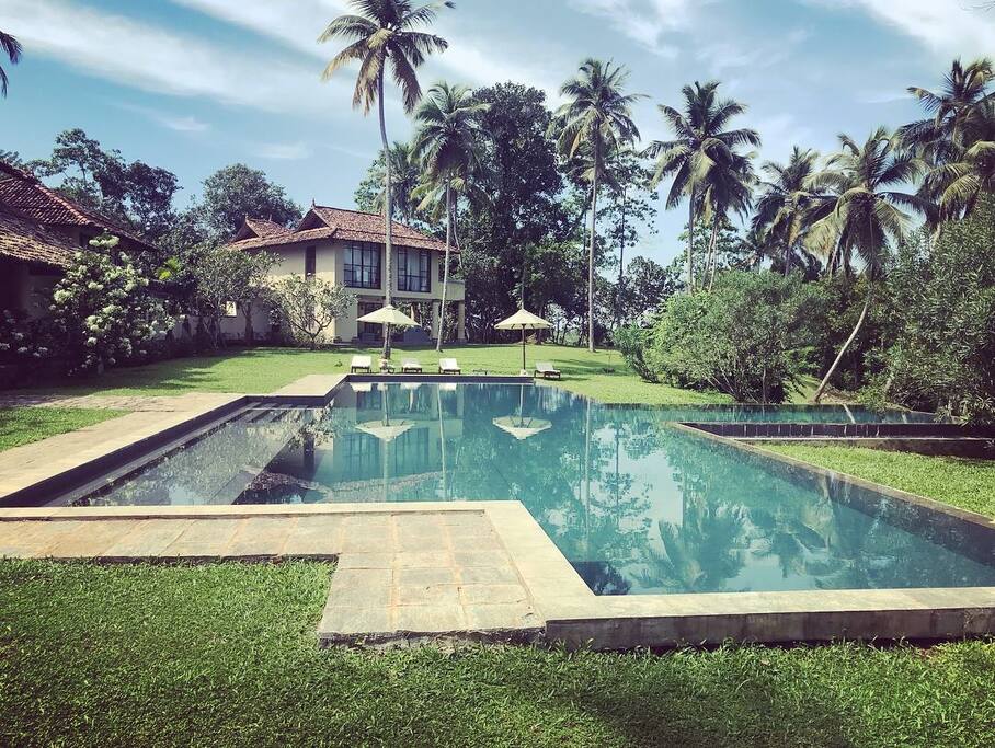 One of the largest private pools in Sri Lanka