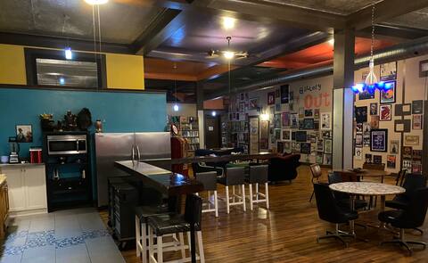 Comic, film, and music lover's true loft