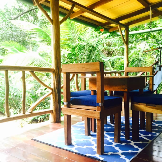 coco jungle cabin private porch