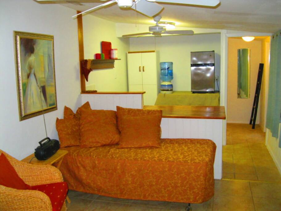 living room/kitchen