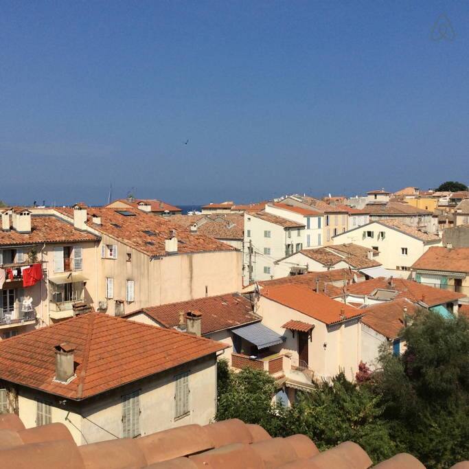 The view from rooftop