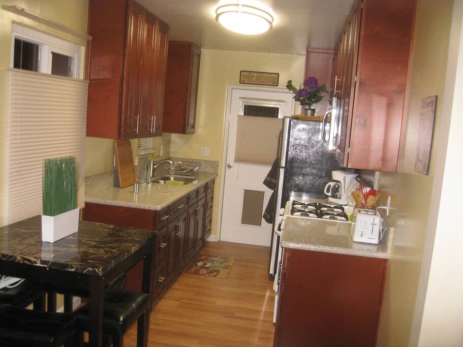 dining area with dinette set