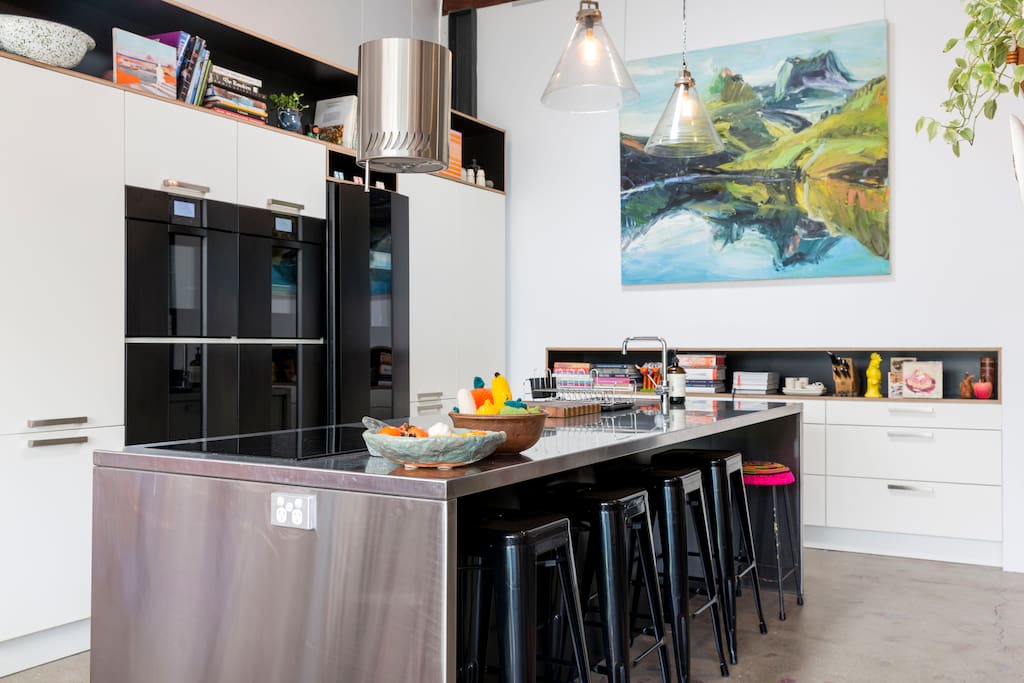 Our kitchen has two Gorenje ovens, a Bosch induction cook top and a Gorenje dishwasher