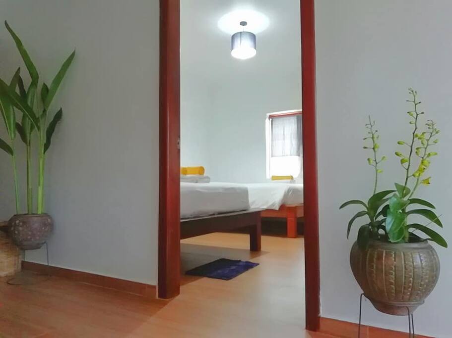 Living room and bedroom view