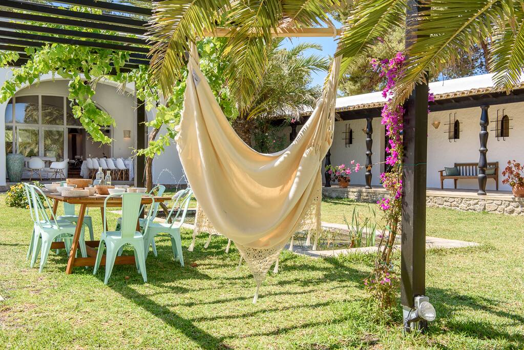 Chill chair under pergola