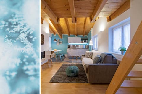 Top performing Airbnb: Cozy loft just steps from the Duomo – Il Blu in Trento