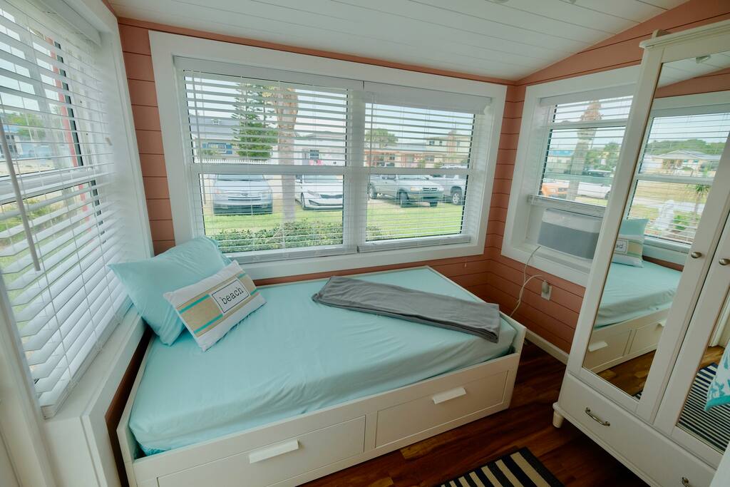 Front Room with day bed that pulls out to King sized bed