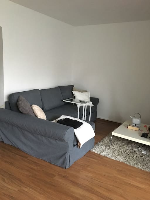 Comfortable convertible 140x200 sleeping sofa