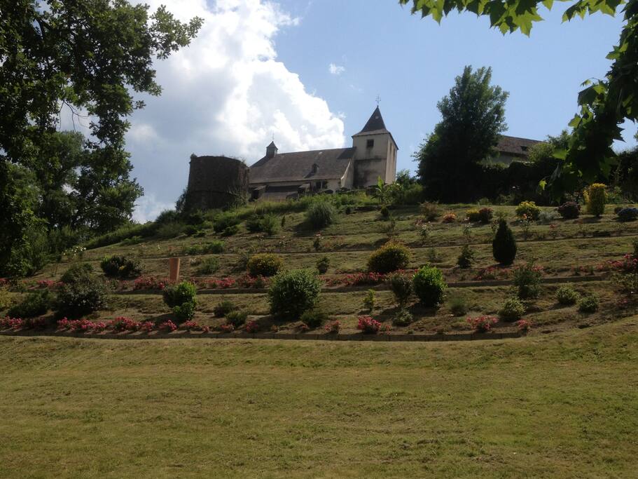 le parc a l’arrière de la maison
