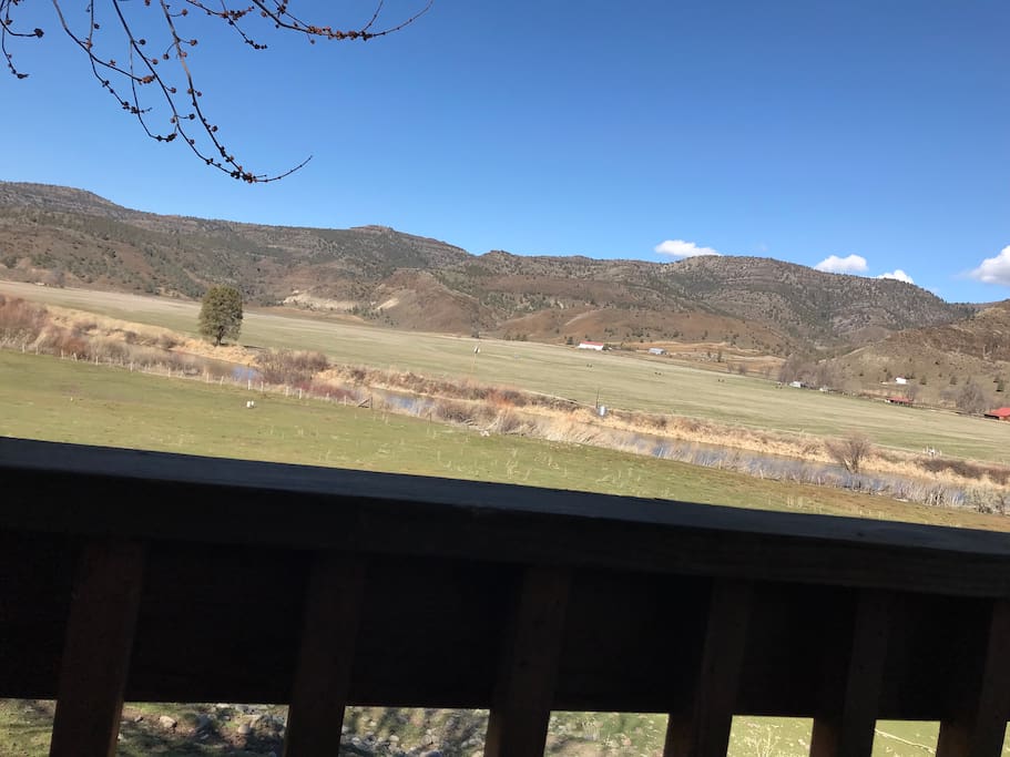 The view off of the Master Bedroom private deck.
