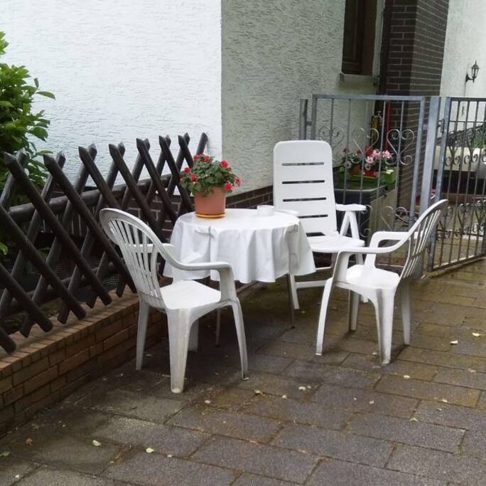 Sitzecke im Freien